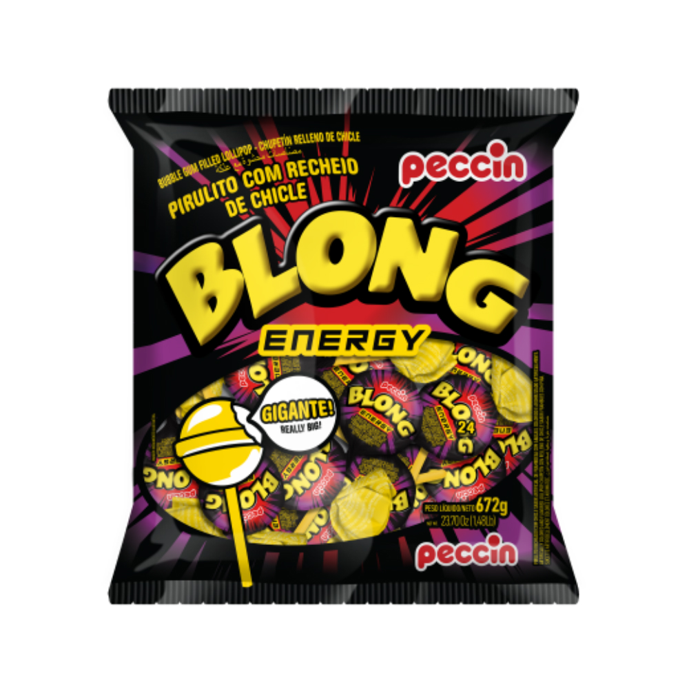 Pirulito Blong Gigante Energy 672g Peccin