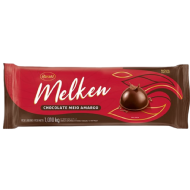 Chocolate em Barra Melken Meio Amargo - Harald 1,010Kg
