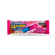 Pirulito Pop Letter Frutas Vermelhas Best Pop 14g - Danilla 24 Unidades