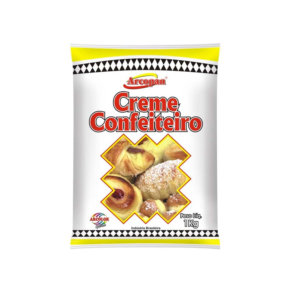 Creme Confeiteiro 1kg Arcopan 1 Unidade